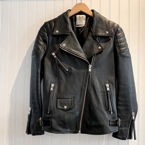 Leather Moto Jacket